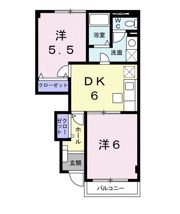 リザイア Ⅲの間取り画像