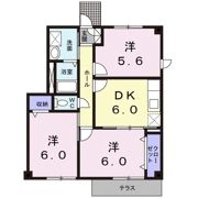 アビタシオン・ダンジュAの間取り画像