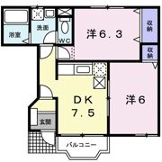 シャン ローズの間取り画像