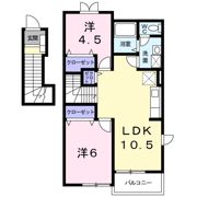 シャルマンヴィラAの間取り画像