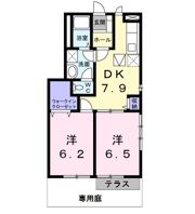 レジダンス・ヴィオレットⅡの間取り画像