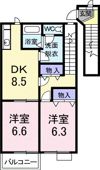 レジダンス・ヴィオレットⅡの間取り画像