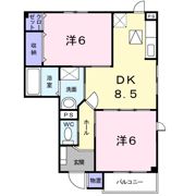 グレース望月 Aの間取り画像