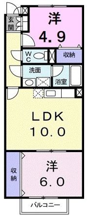 ソレイユの間取り画像