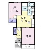 シャン・ド・フルールの間取り画像