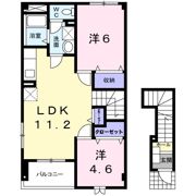 アルコバレーノBの間取り画像
