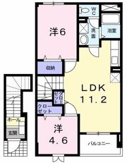 アルコバレーノBの間取り画像