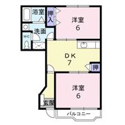 ヒルズハウス ソレイユの間取り画像