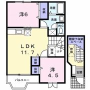 サンパティークの間取り画像