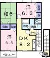 ソレイユ スクエアーAの間取り画像