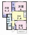 ソレイユ スクエアーCの間取り画像