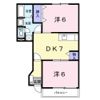 メゾンドヴェール西浜の間取り画像