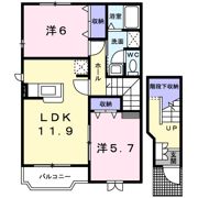 リバーサイド朝来の間取り画像