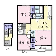 プリムヴェール Bの間取り画像
