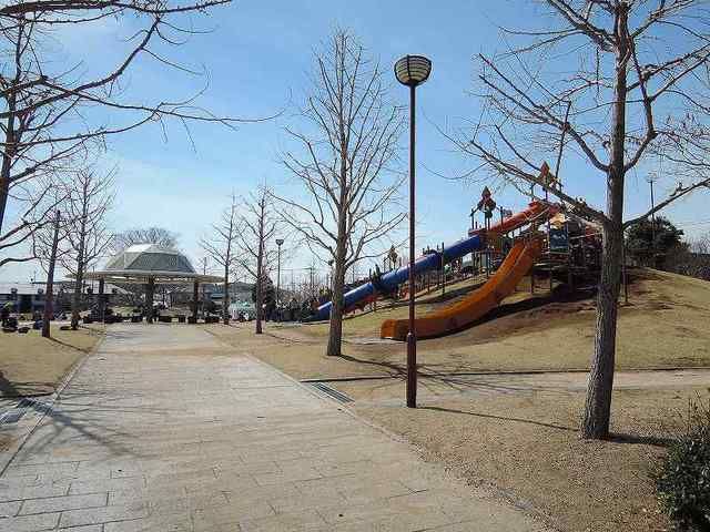 近くの大在北公園まで550m（徒歩7分）