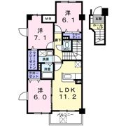 クリスタル穂高の間取り画像