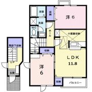 ベラビスタ Aの間取り画像
