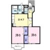 プリムヴェールCの間取り画像