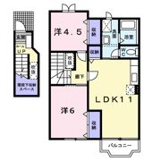 プリムヴェールCの間取り画像