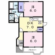 ブルーメンガルテンAの間取り画像