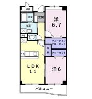 ラフォーレの間取り画像