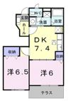 ラ ペジーブルⅠの間取り画像