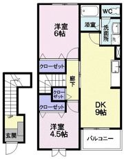 アスペンベ－ルEの間取り画像