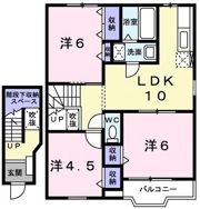 ラフィネ壱番館の間取り画像