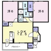 サンモールAの間取り画像