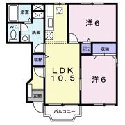 サンモールBの間取り画像
