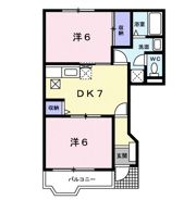 コスモスAの間取り画像