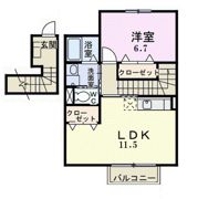 ベンヴェヌートⅠの間取り画像
