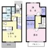 マニフィークKⅡ Aの間取り画像