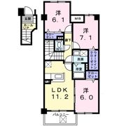 アビタシオン ラフィネの間取り画像
