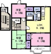 シャン・グリシーヌの間取り画像