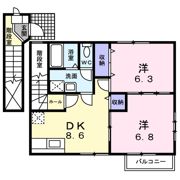 ラフィネⅠの間取り画像