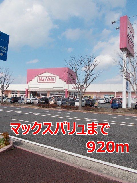 近くのマックスバリュまで920m(徒歩12分)
