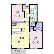 さくらハイツAの間取り画像