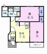 オークフォレスト明和 Ⅲの間取り画像