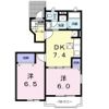 チェリータウン Aの間取り画像