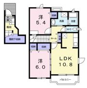 チェリータウン Aの間取り画像