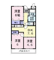 エスポワール吉田の間取り画像
