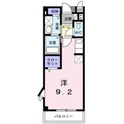 ウエストヒルBの間取り画像