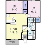 サンプレインAの間取り画像
