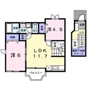 リビエラOsada Ⅰの間取り画像