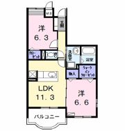 ラ・ビアージュの間取り画像