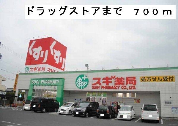 近くのスギ薬局まで700m(徒歩9分)