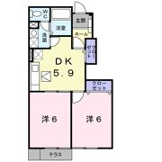 ハピネスの間取り画像