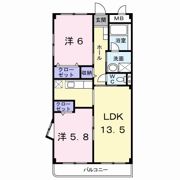 グランヴィクトワールの間取り画像