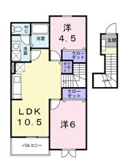 ノエルエスポワールBの間取り画像